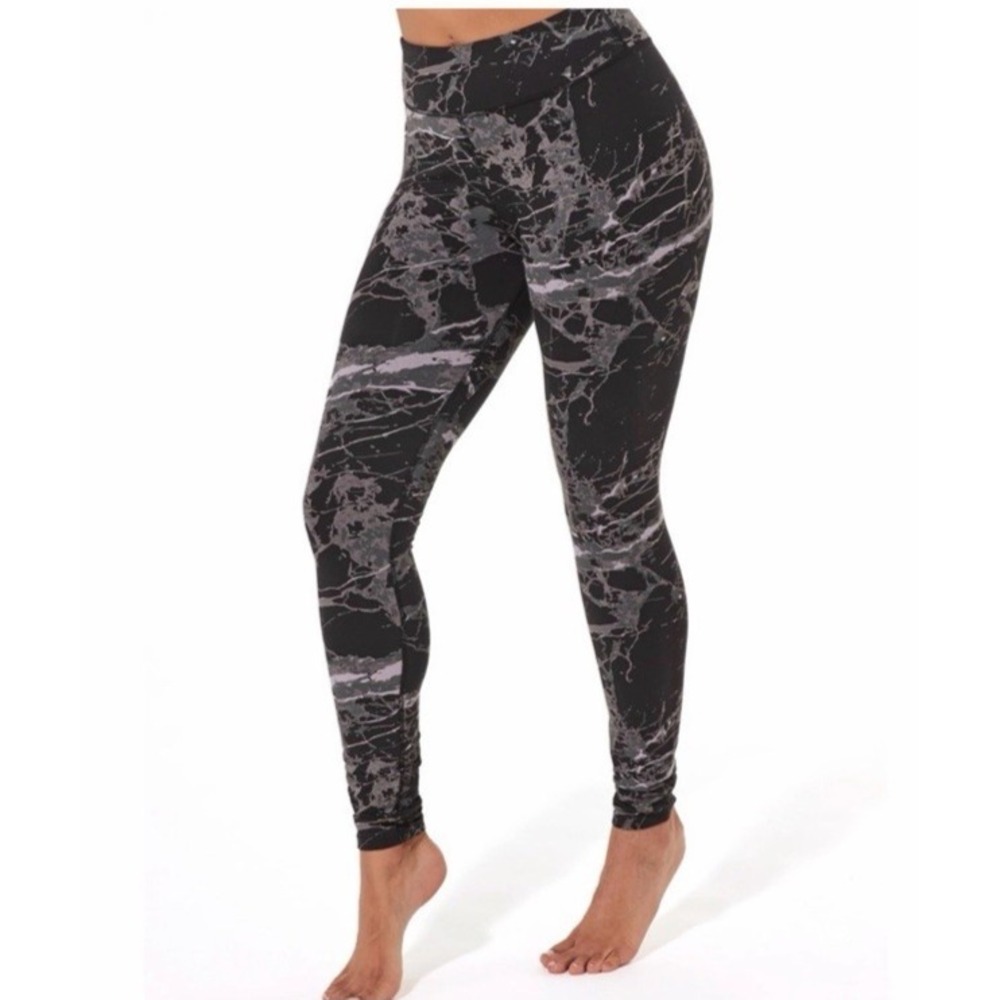 Pact Organic Cotton Go-To Everyday Leggings Sz‎ M Marbled Sky - New In Package